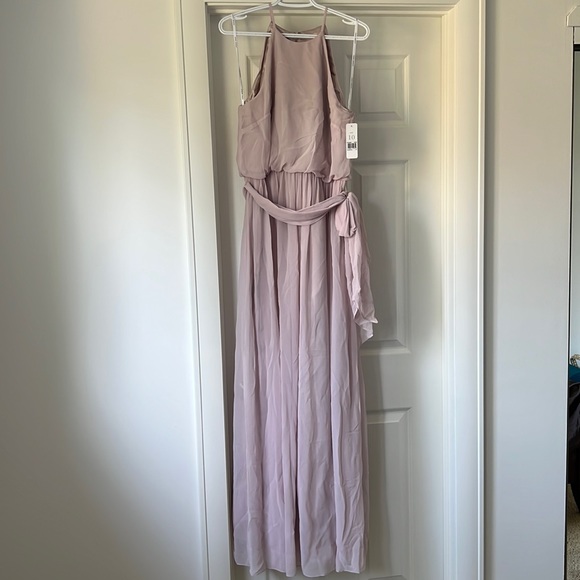 BHLDN Alana Palest Pink Rose Dress Size 10 - BNIB - Picture 2 of 5